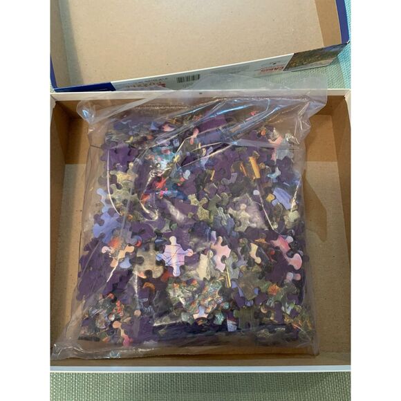 White Mountain Puzzle 500 Pieces Sunset Cabin Theme - Picture 7 of 7